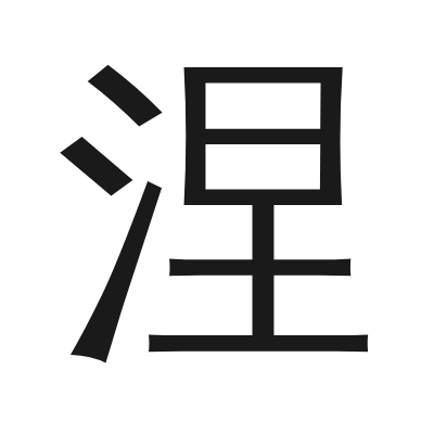 涅 小篆